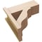 Ekena Millwork 7 1/2-in W x 18-in D x 18-in H Funston Block Rough Cedar Woodgrain TimberThane Outlooker, Primed Tan OUTUR075X18X18FST44RCPR - alternate 6